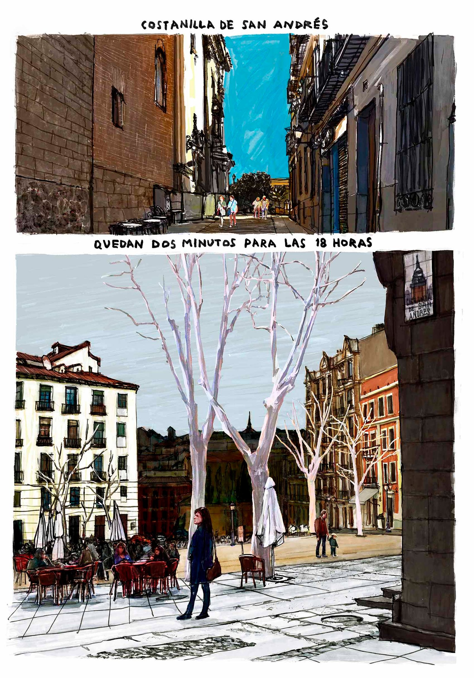 Mario Jodra Artist Book - "Augusta Plaza de Paja". Page 01